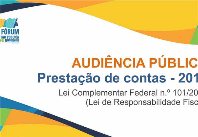 Slider - Apresentação 6ª Audiência Pública _ Prestação de contas 2017  